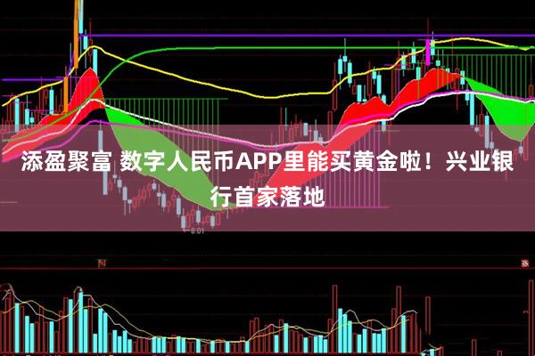 添盈聚富 数字人民币APP里能买黄金啦！兴业银行首家落地