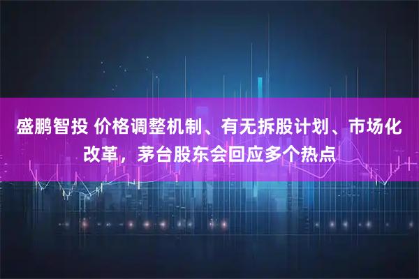 盛鹏智投 价格调整机制、有无拆股计划、市场化改革，茅台股东会回应多个热点